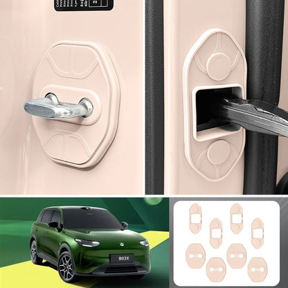 Door Lock & Checker Silicone Protection Covers for Leapmotor B03X - NICE EVS