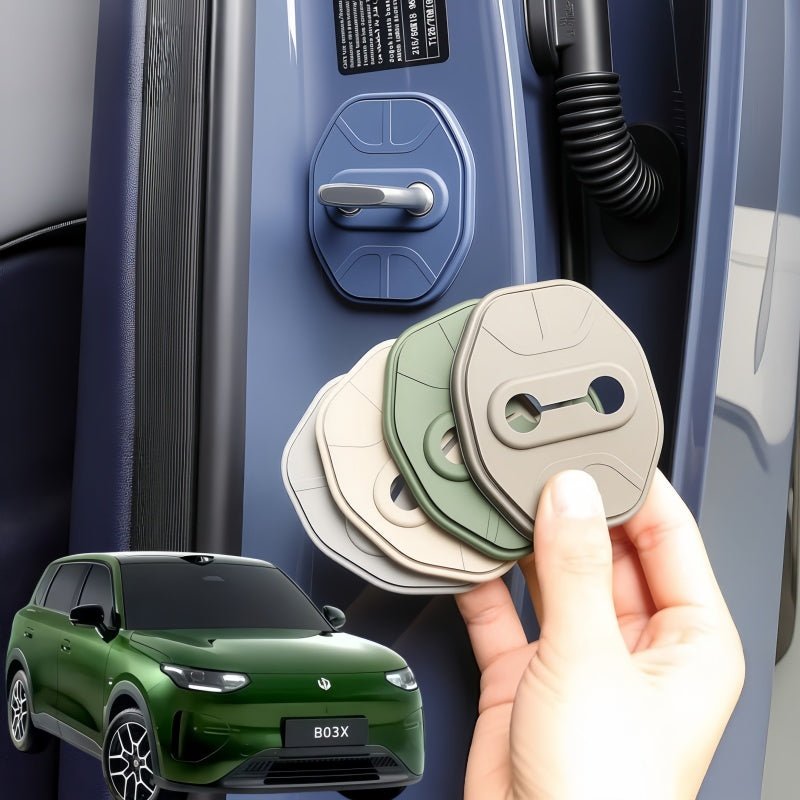 Door Lock & Checker Silicone Protection Covers for Leapmotor B03X - NICE EVS