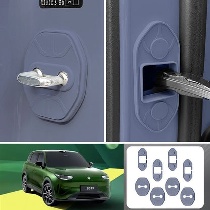 Door Lock & Checker Silicone Protection Covers for Leapmotor B03X - NICE EVS