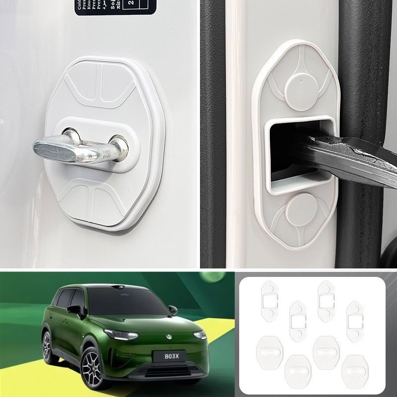 Door Lock & Checker Silicone Protection Covers for Leapmotor B03X - NICE EVS