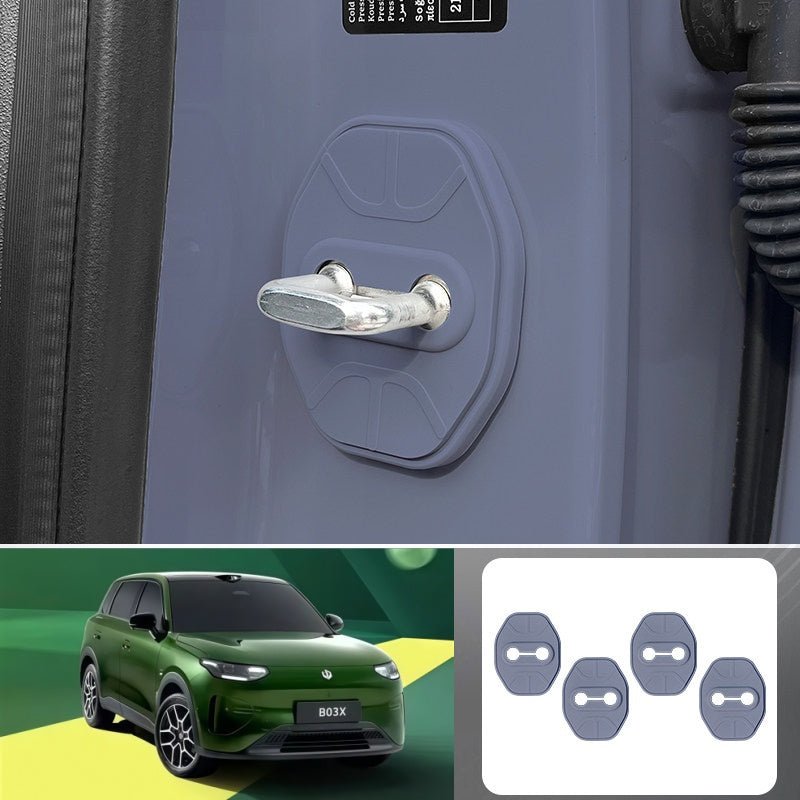 Door Lock & Checker Silicone Protection Covers for Leapmotor B03X - NICE EVS