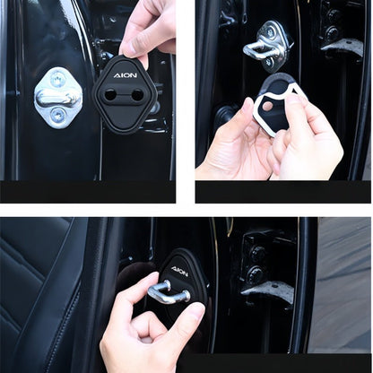 Door Lock Silicone Noise-Reducing Protection Covers for Aion UT/RT/V - NICE EVS