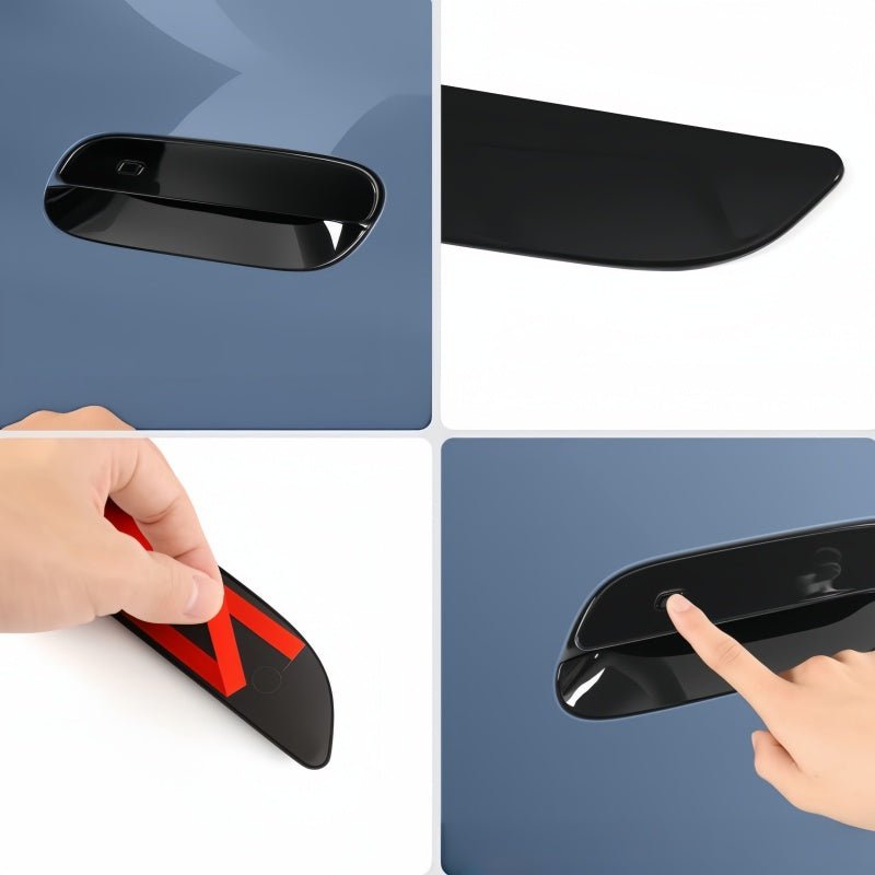 Door Outer Handle & Bowl Gloss Black Covers for Leapmotor B03X - NICE EVS