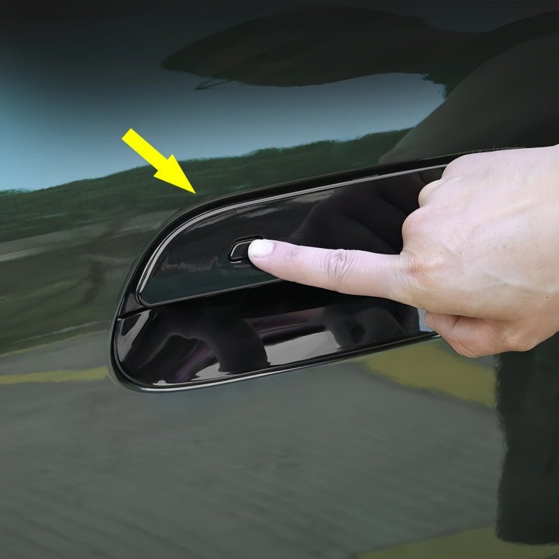 Door Outer Handle & Bowl Gloss Black Covers for Leapmotor B03X - NICE EVS