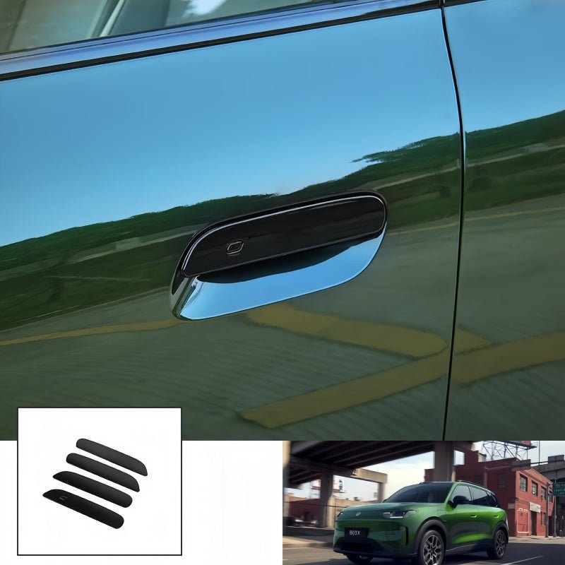 Door Outer Handle & Bowl Gloss Black Covers for Leapmotor B03X - NICE EVS