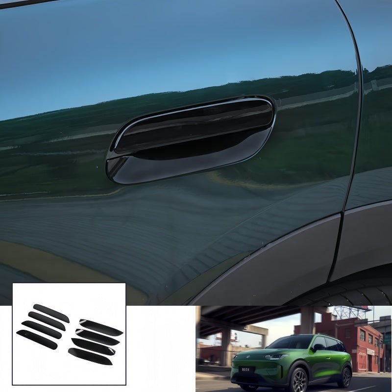 Door Outer Handle & Bowl Gloss Black Covers for Leapmotor B03X - NICE EVS