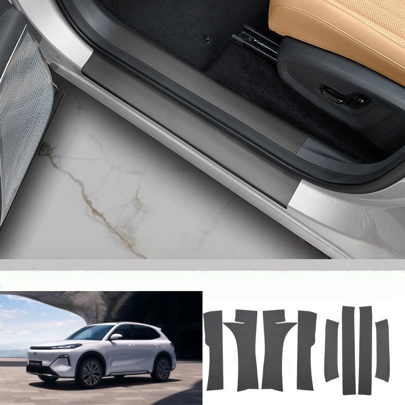 Door Sill Leather Protector Strips for Geely EX5 EM - i - NICE EVS