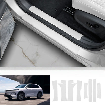Door Sill Leather Protector Strips for Geely EX5 EM - i - NICE EVS