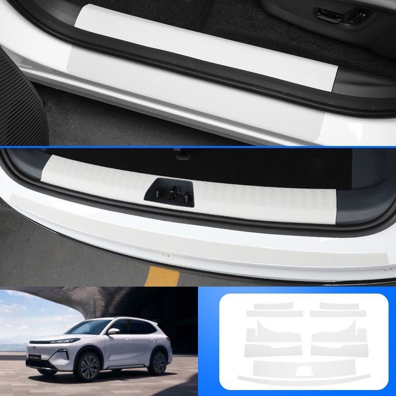 Door Sill Leather Protector Strips for Geely EX5 EM - i - NICE EVS