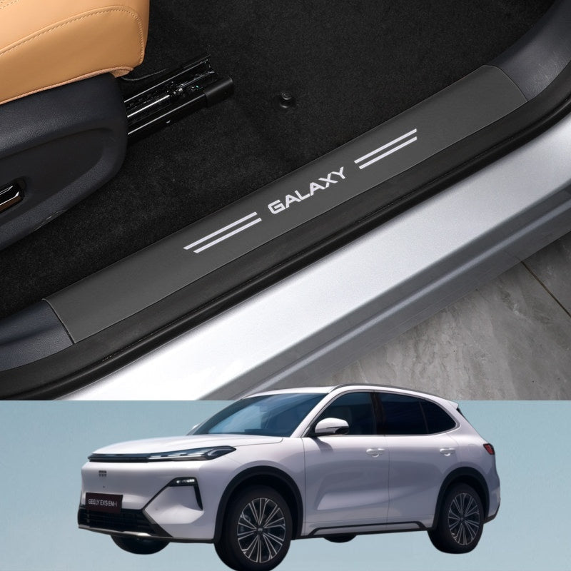 Door Sill Leather Protector Strips for Geely EX5 EM - i - NICE EVS