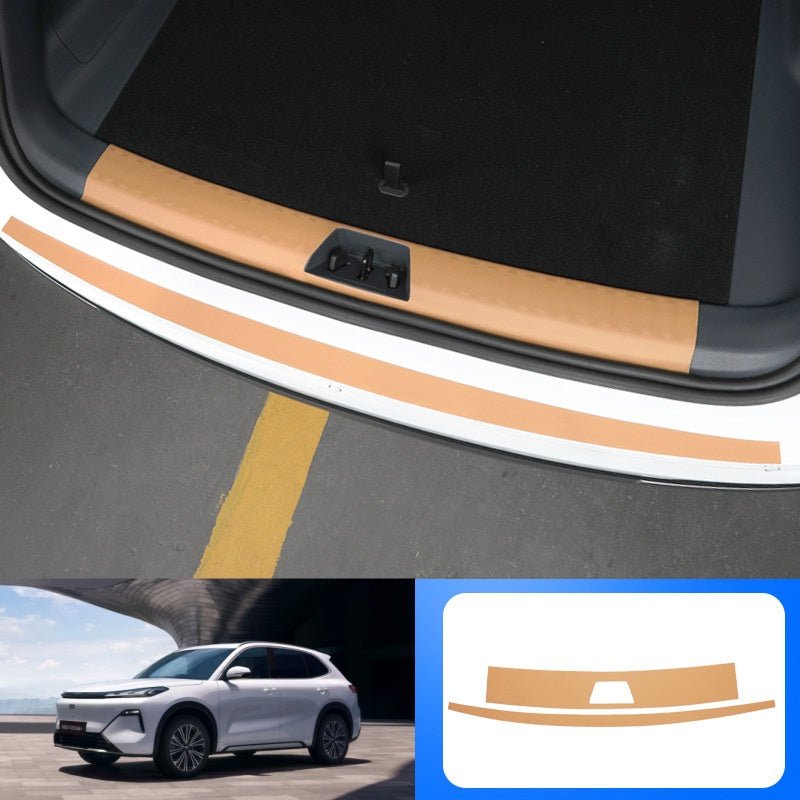 Door Sill Leather Protector Strips for Geely EX5 EM - i - NICE EVS