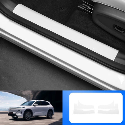 Door Sill Leather Protector Strips for Geely EX5 EM - i - NICE EVS