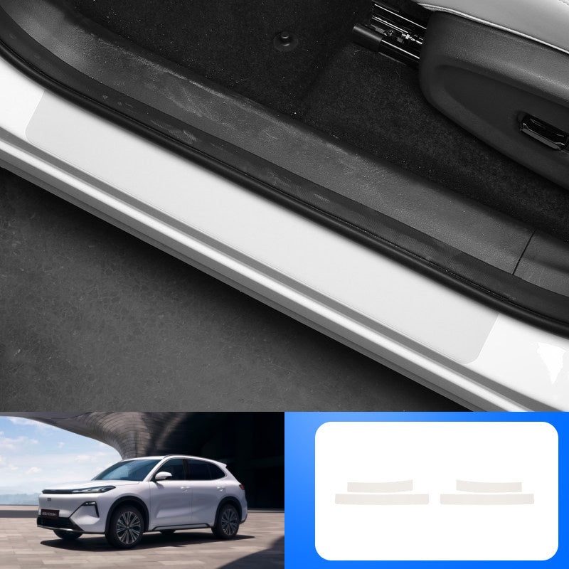 Door Sill Leather Protector Strips for Geely EX5 EM - i - NICE EVS
