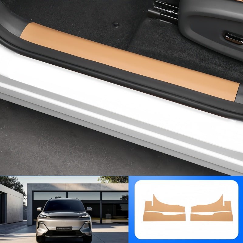Door Sill Leather Protector Strips for Geely Starray EM - i - NICE EVS