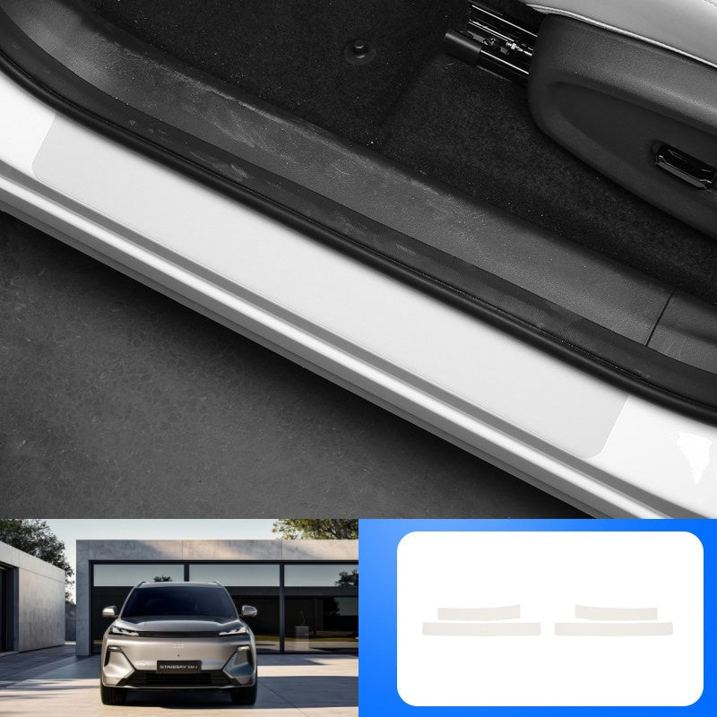 Door Sill Leather Protector Strips for Geely Starray EM - i - NICE EVS