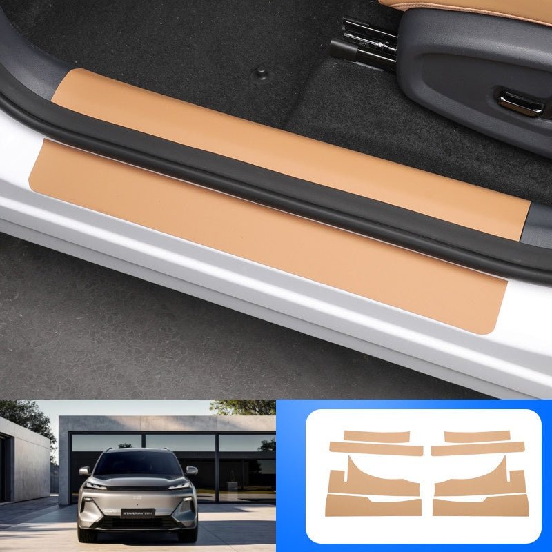 Door Sill Leather Protector Strips for Geely Starray EM - i - NICE EVS