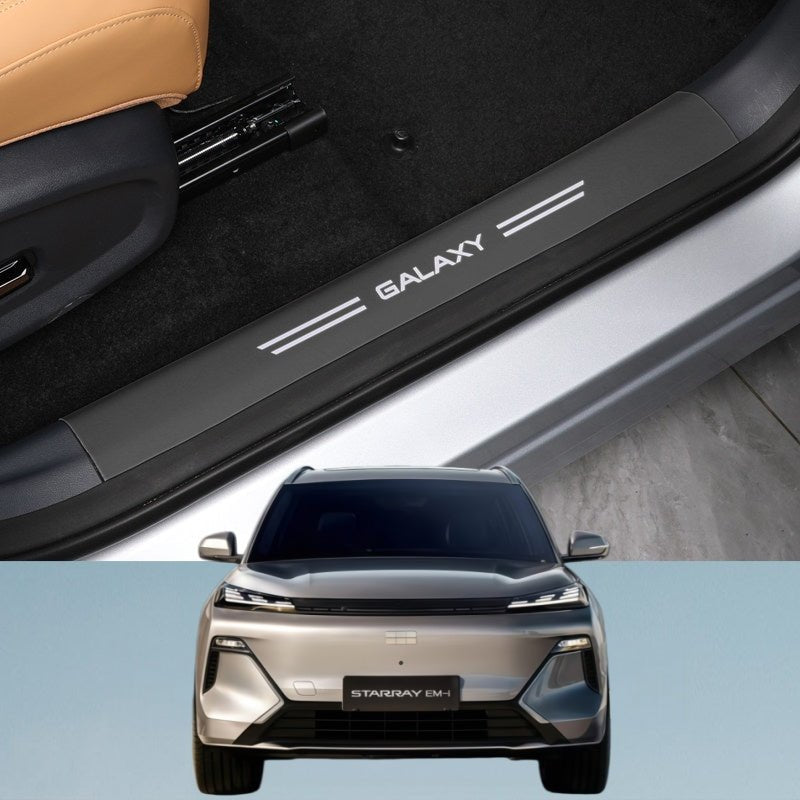 Door Sill Leather Protector Strips for Geely Starray EM - i - NICE EVS