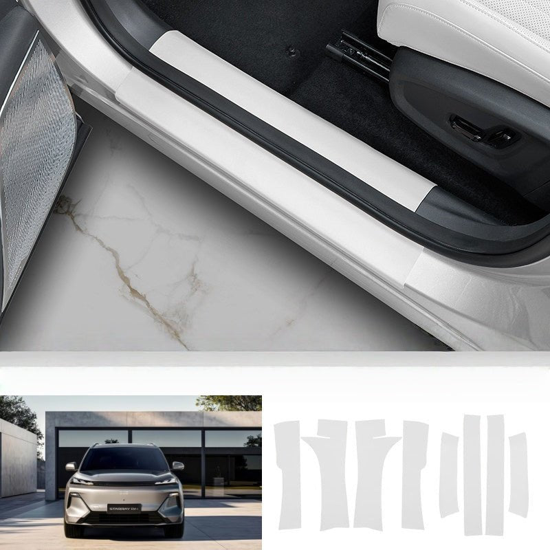 Door Sill Leather Protector Strips for Geely Starray EM - i - NICE EVS