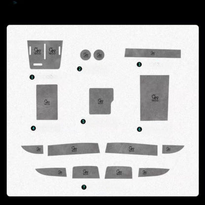 Door Storage Box & Water Cup Tank Mats for BYD Sealion 7 - NICE EVS