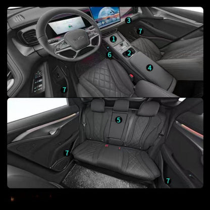 Door Storage Box & Water Cup Tank Mats for BYD Sealion 7 - NICE EVS