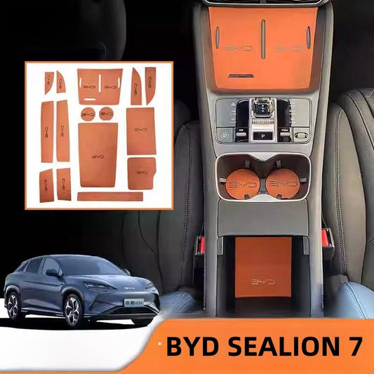 Door Storage Box & Water Cup Tank Mats for BYD Sealion 7 - NICE EVS
