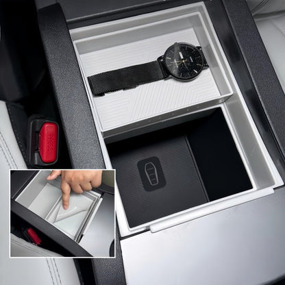 Double-Layer Sliding Armrest Storage Organizer for BYD Seal 6 DM-i - NICE EVS