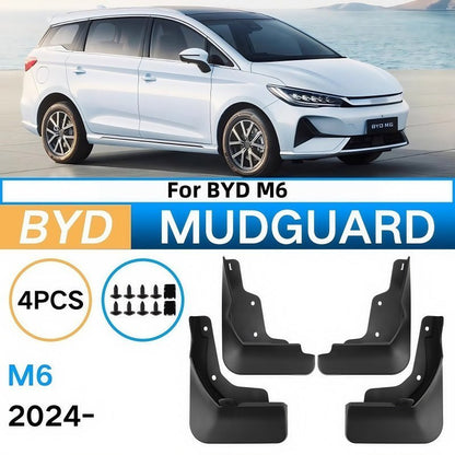 Drill-Free Mudguards for BYD M6 (4 Pcs) - NICE EVS