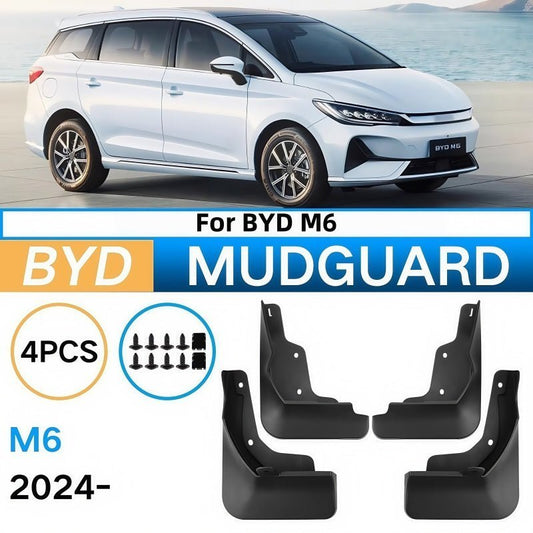 Drill-Free Mudguards for BYD M6 (4 Pcs) - NICE EVS