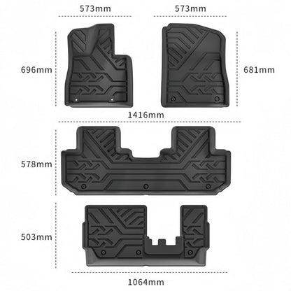 Floor Mats & Trunk Liner Mats for BYD ATTO 8 / Sealion 8 - NICE EVS