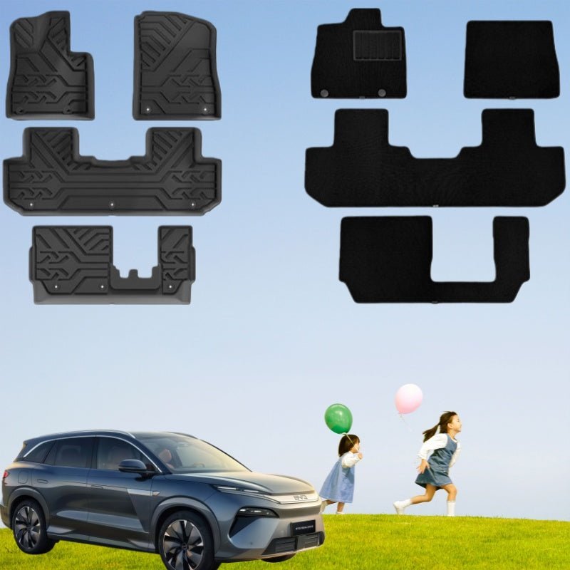 Floor Mats & Trunk Liner Mats for BYD ATTO 8 / Sealion 8 - NICE EVS