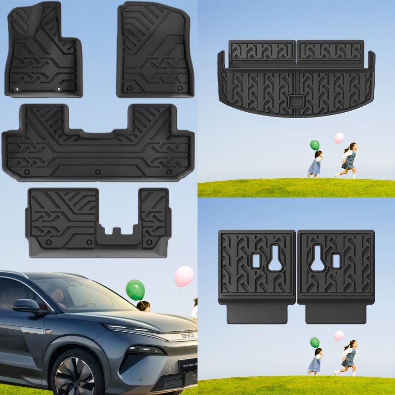 Floor Mats & Trunk Liner Mats for BYD ATTO 8 / Sealion 8 - NICE EVS