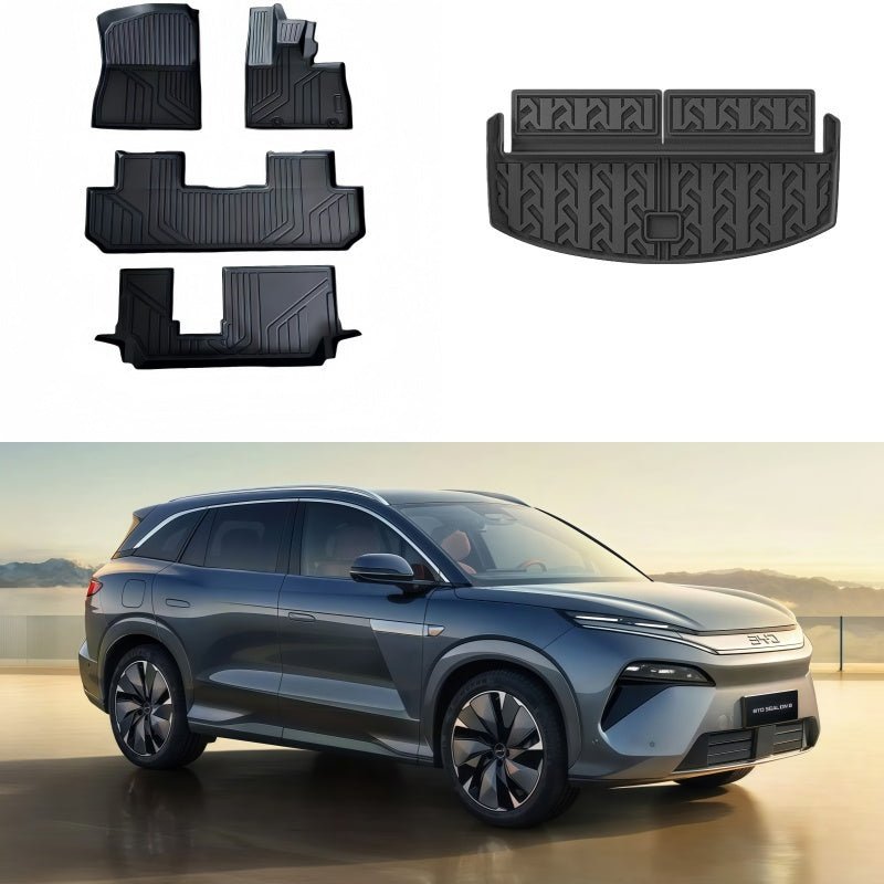 Floor Mats & Trunk Liner Mats for BYD ATTO 8 / Sealion 8 - NICE EVS