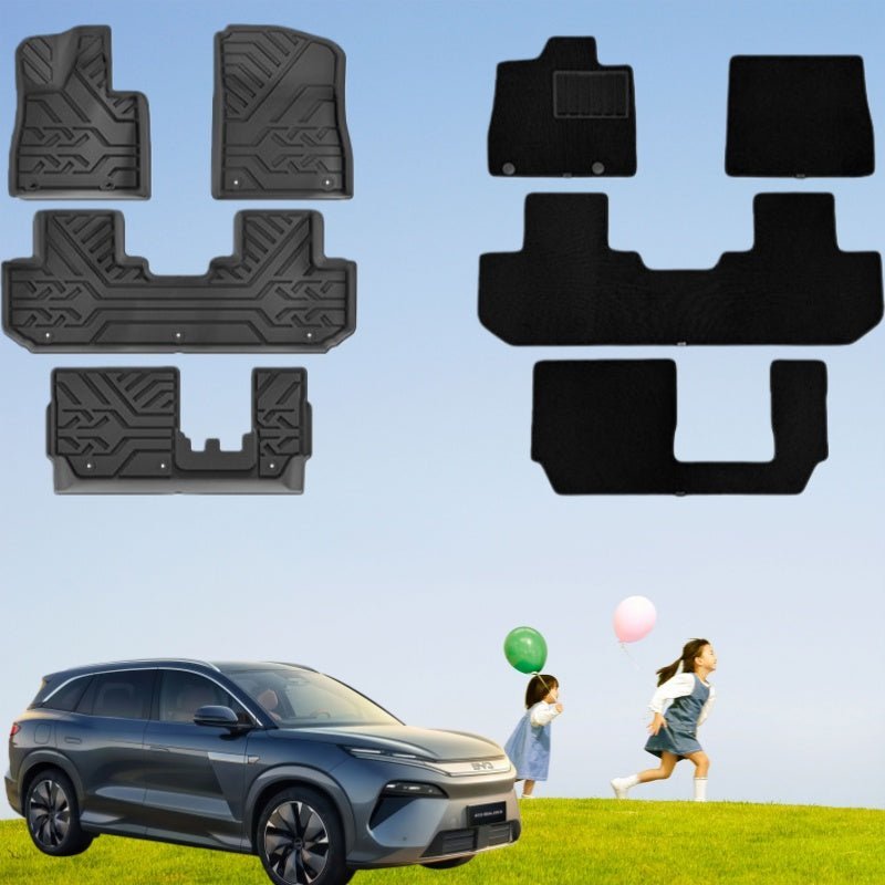 Floor Mats & Trunk Liner Mats for BYD ATTO 8 / Sealion 8 - NICE EVS