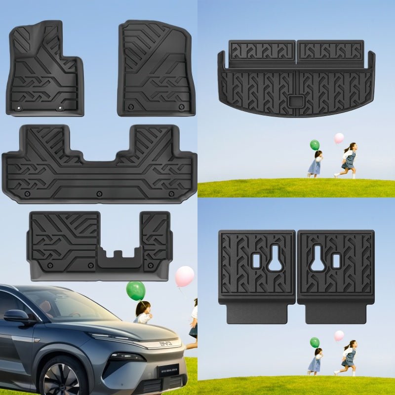 Floor Mats & Trunk Liner Mats for BYD ATTO 8 / Sealion 8 - NICE EVS