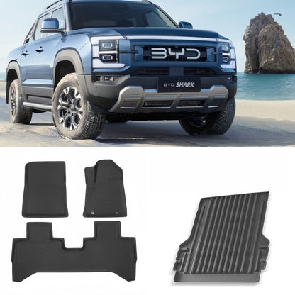 For Australian BYD Shark 6 Rubber Floor Mats & Bed Mat - NICE EVS
