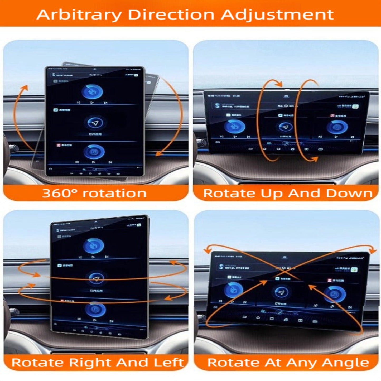 For BYD 360° Anti - Glare Navigation Screen Rotator - NICE EVS