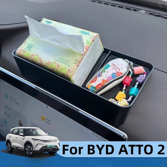 For BYD ATTO 2 Behind Screen Storage Tray Tissue Box - NICE EVS