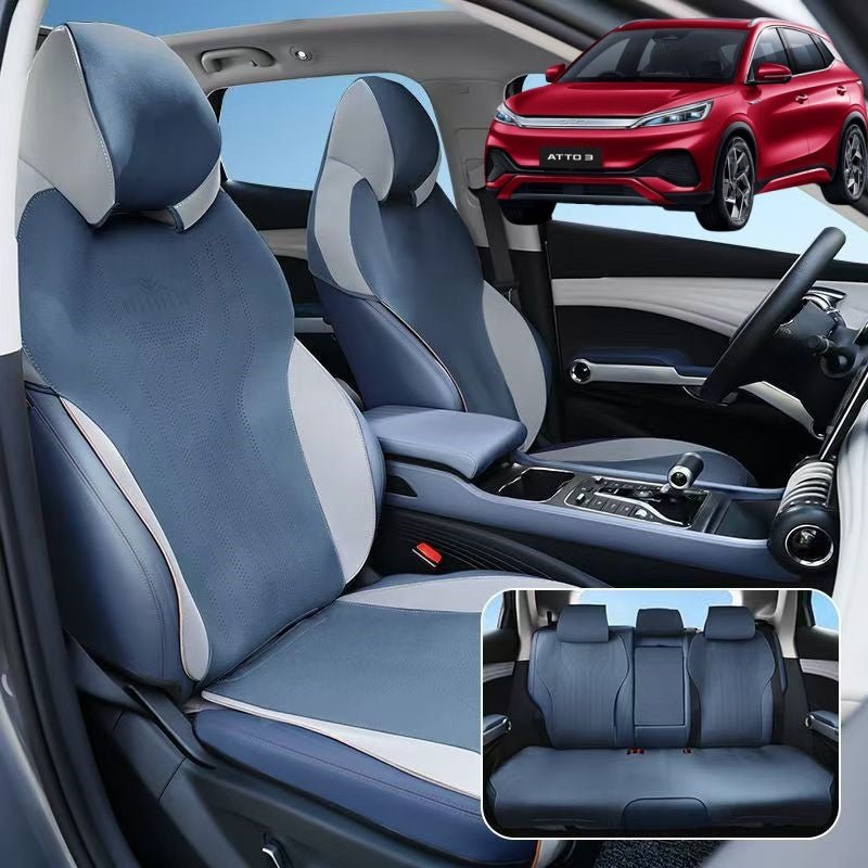 For BYD ATTO 3 Car Seat Imitation Leather Seat Cover/Saddle Pad - NICE EVS