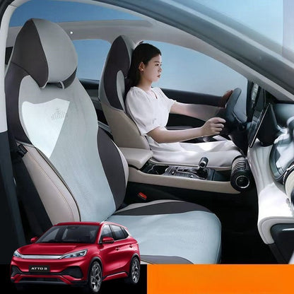 For BYD ATTO 3 Car Seat Imitation Leather Seat Cover/Saddle Pad - NICE EVS