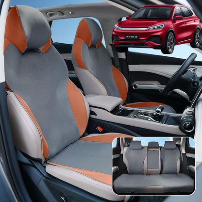 For BYD ATTO 3 Car Seat Imitation Leather Seat Cover/Saddle Pad - NICE EVS