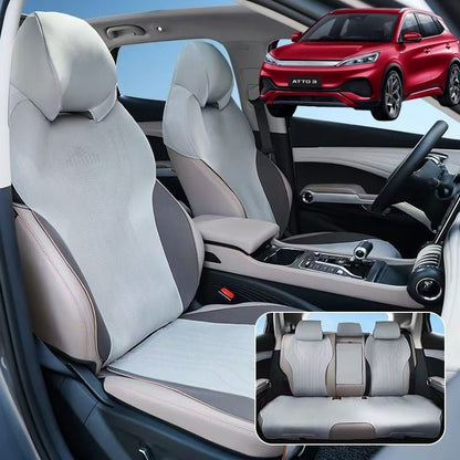 For BYD ATTO 3 Car Seat Imitation Leather Seat Cover/Saddle Pad - NICE EVS