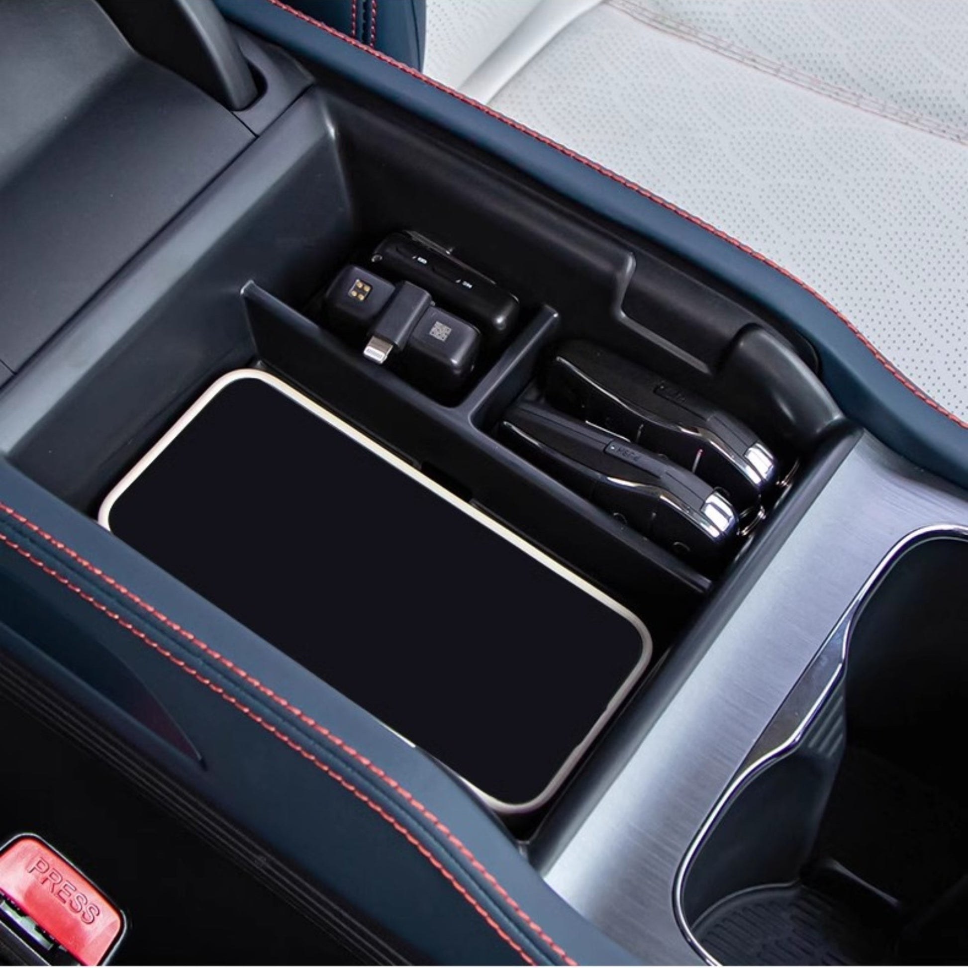 For BYD ATTO 3 Central Control Armrest Box Classification Storage Box - NICE EVS