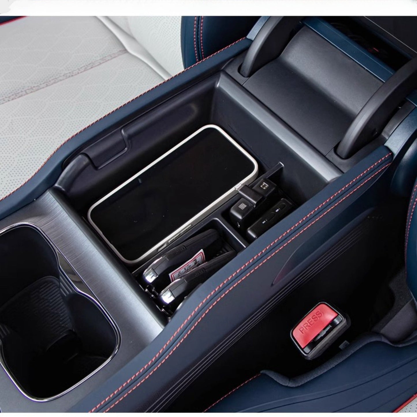 For BYD ATTO 3 Central Control Armrest Box Classification Storage Box - NICE EVS