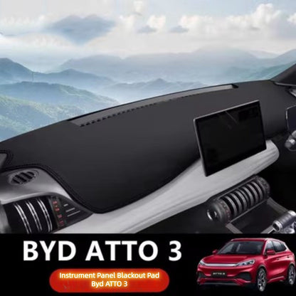 For BYD ATTO 3 Dashboard Cover Mat Sunshade Mat Artificial Leather Carpet Panel Mat Accessories - NICE EVS
