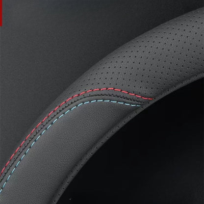 For BYD Atto 3 Microfiber Leather Sports D - shaped Car Steering Wheel Cover - NICE EVS