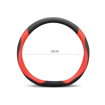 For BYD Atto 3 Microfiber Leather Sports D - shaped Car Steering Wheel Cover - NICE EVS