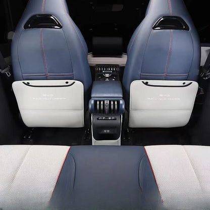 For BYD Atto 3 PU Leather Anti Kick Mat Pad Mats Seat Back Protector - NICE EVS
