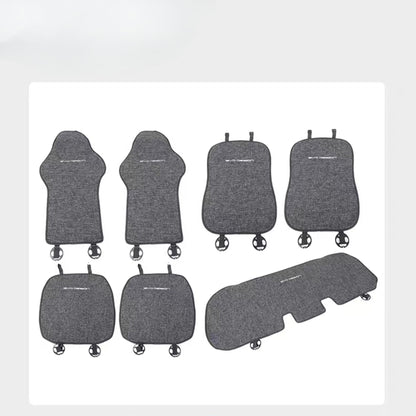 For BYD Atto 3,Dolphin Breathable Linen Car Seat Cushion Protect Mat - NICE EVS