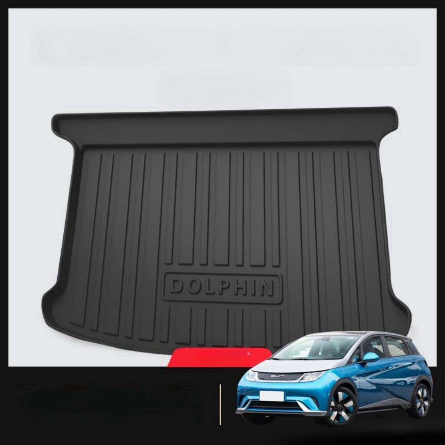 For BYD DOLPHIN Trunk Rubber Floor Mat - NICE EVS