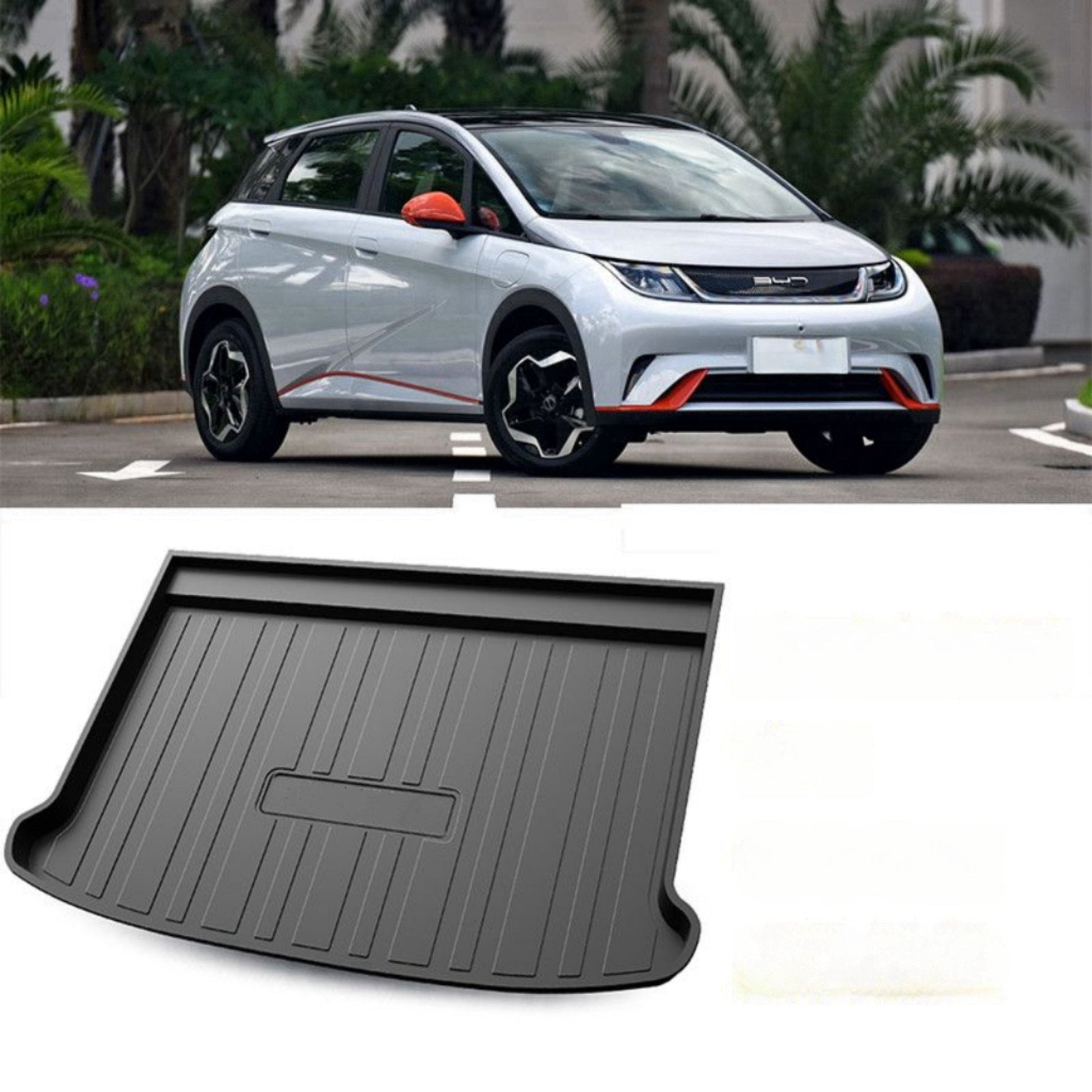 For BYD DOLPHIN Trunk Rubber Floor Mat - NICE EVS